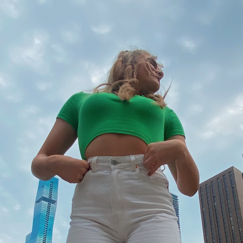 Green Zara Shirt - Picture 3 of 3